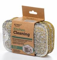 Губка для мытья посуды 3 шт. KR-GDP02