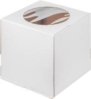 Коробка для торта с окошком(гофрокартон), 300х300х h300 мм