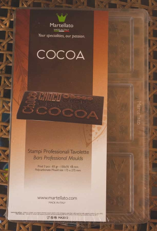 Поликарбонатная форма для конфет "Плитка Choco", MA2012, Martellato