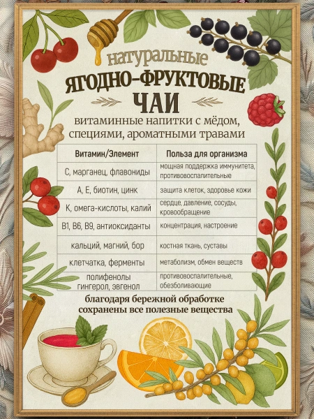 Замороженный чай АССОРТИ (60 г), коробка 24 шт