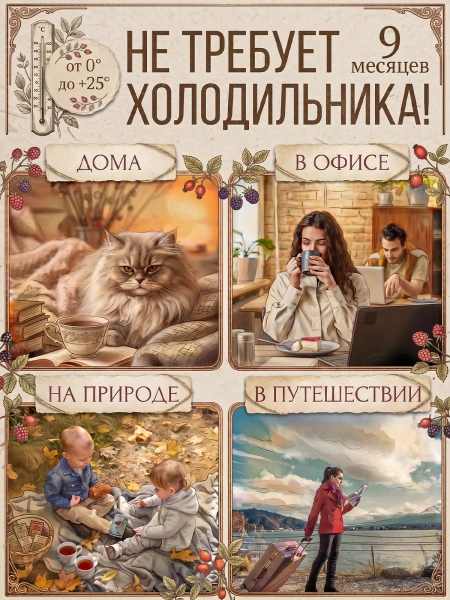 Чай клубничный с каркаде (40 г) ПОДАРОЧНЫЙ, коробка 10 шт