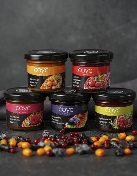 Соус облепиховый с ананасом и чили, 100 г