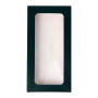 Коробка для шоколадной плитки Chocolate Window Black с окном черная, 180х90х15мм