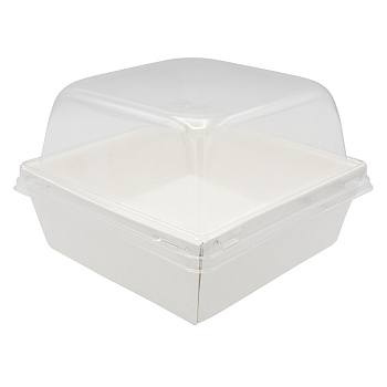 Упаковка c SmartPack 300 с купольной крышкой, белый 115x115x85 мм